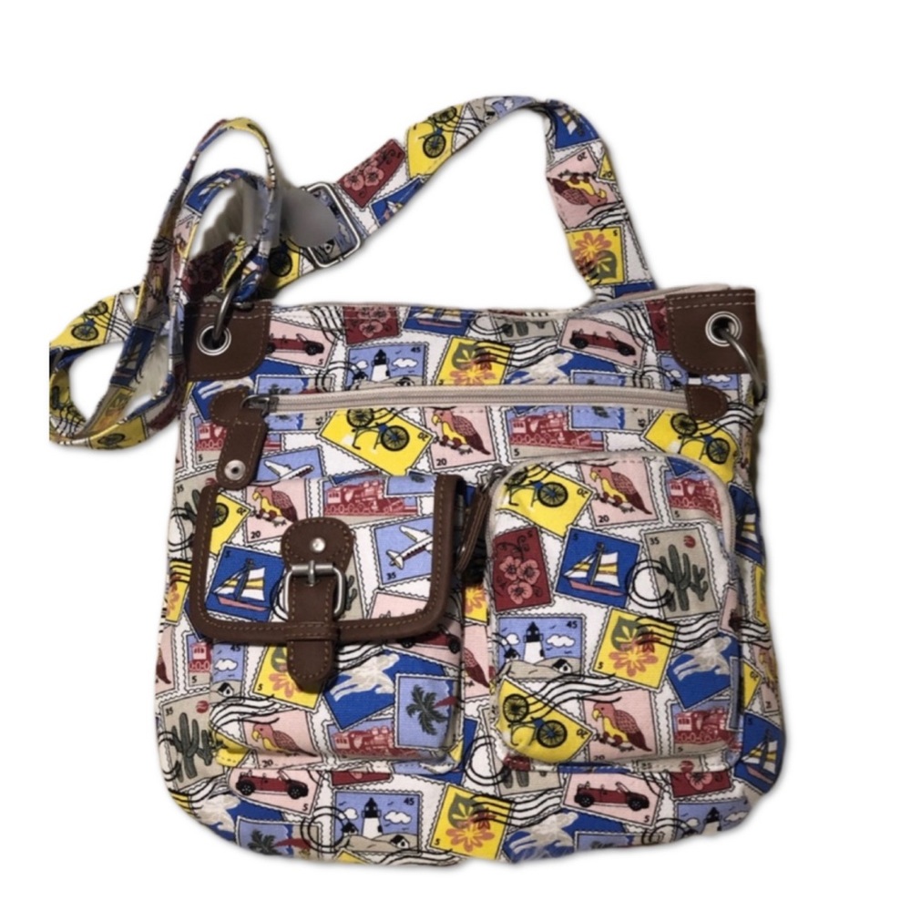 New prints travel crossbody bag